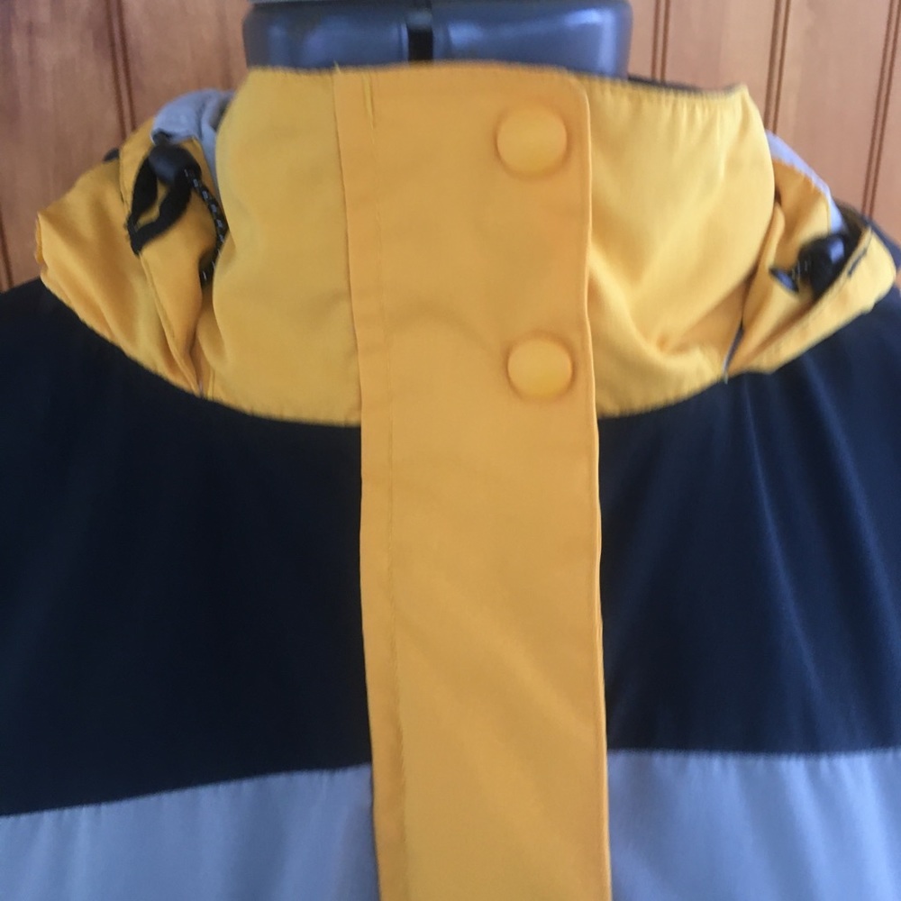 L L Bean Size Medium Color Block Anarak Jacket - image 5